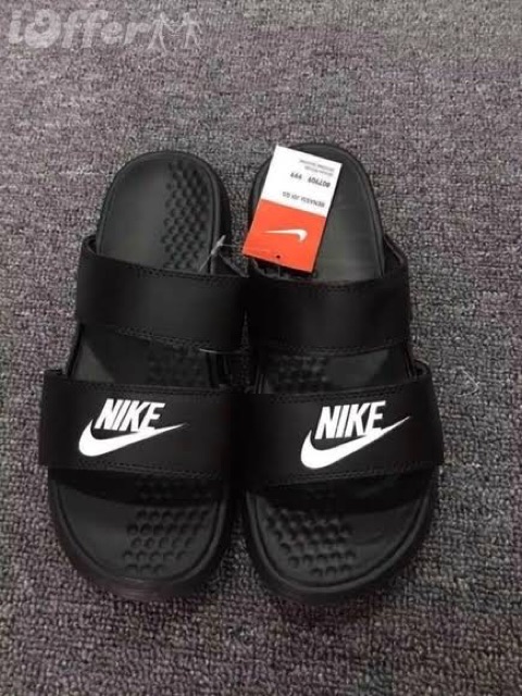 nike benassi duo slides mens