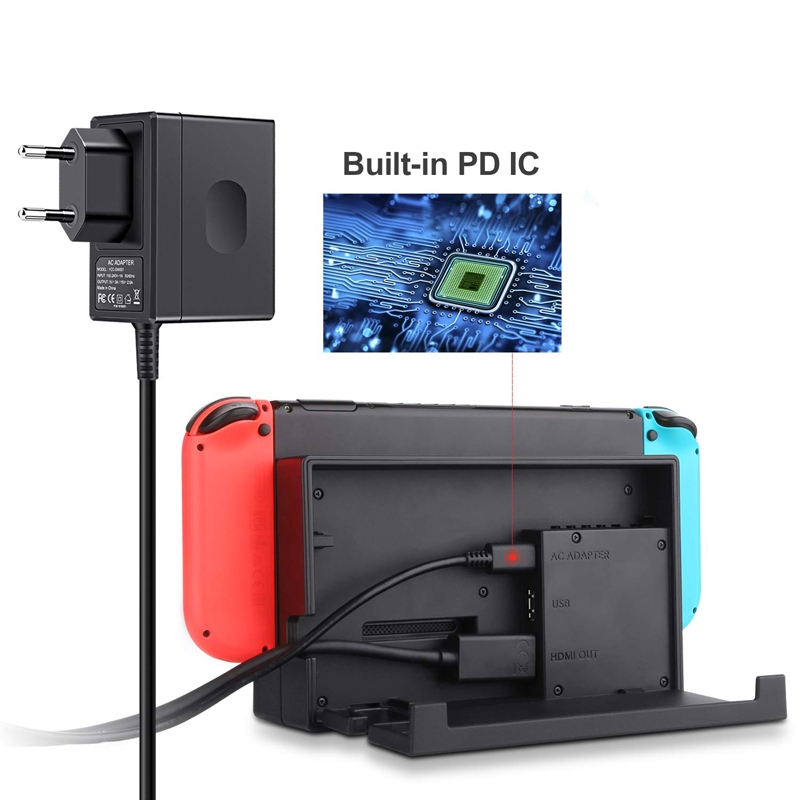 charging switch pro controller with ac adapter