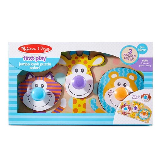 melissa and doug puzzles with knobs