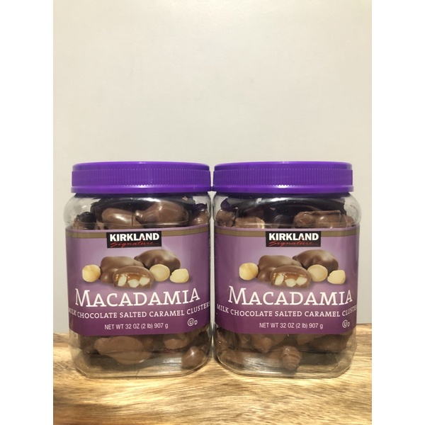 Kirkland Mcadamia Milk Chocolate Salted Caramel Clusters (2lb