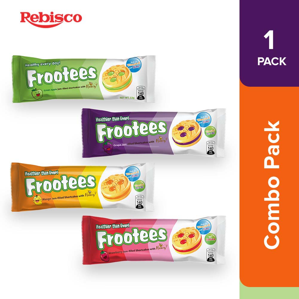 Frootees Combo Cookie Sandwich 32G X 10Pcs #4