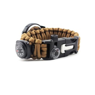16in1 waterproof survival tactical Hiking paracord strap watch bracelet #9