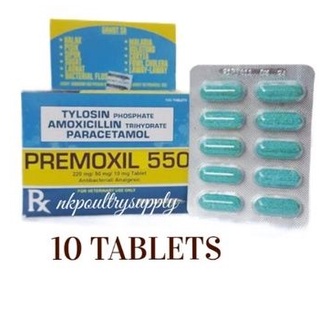 Premoxil tablet sold per 10's