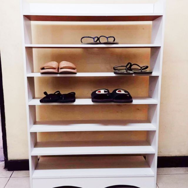 Wooden Shoe Rack 7 Layers #L30 | Shopee Philippines