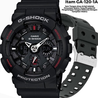 Casio G Shock Watches GA-120-1A Black Red Gshock GA120 Ori BM #1
