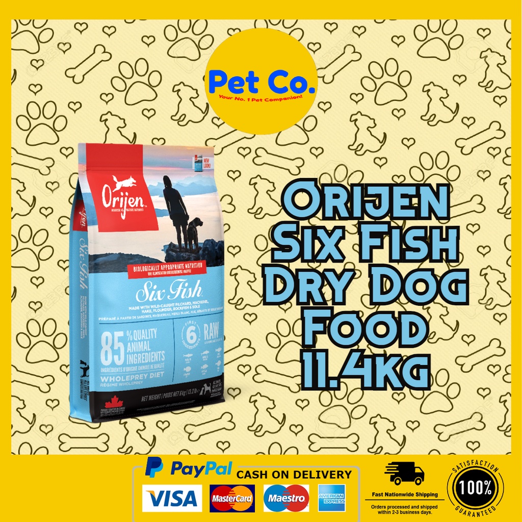 Orijen Six Fish Dry Dog Food 11.4kg Shopee Philippines