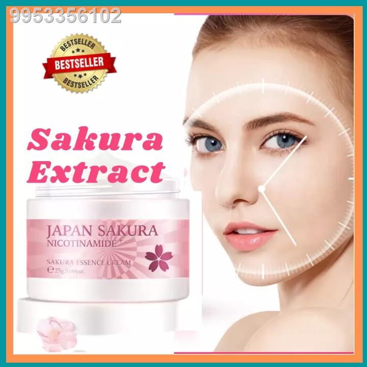 Japan Sakura Cream whitening moisturizer serum anti aging firming acne