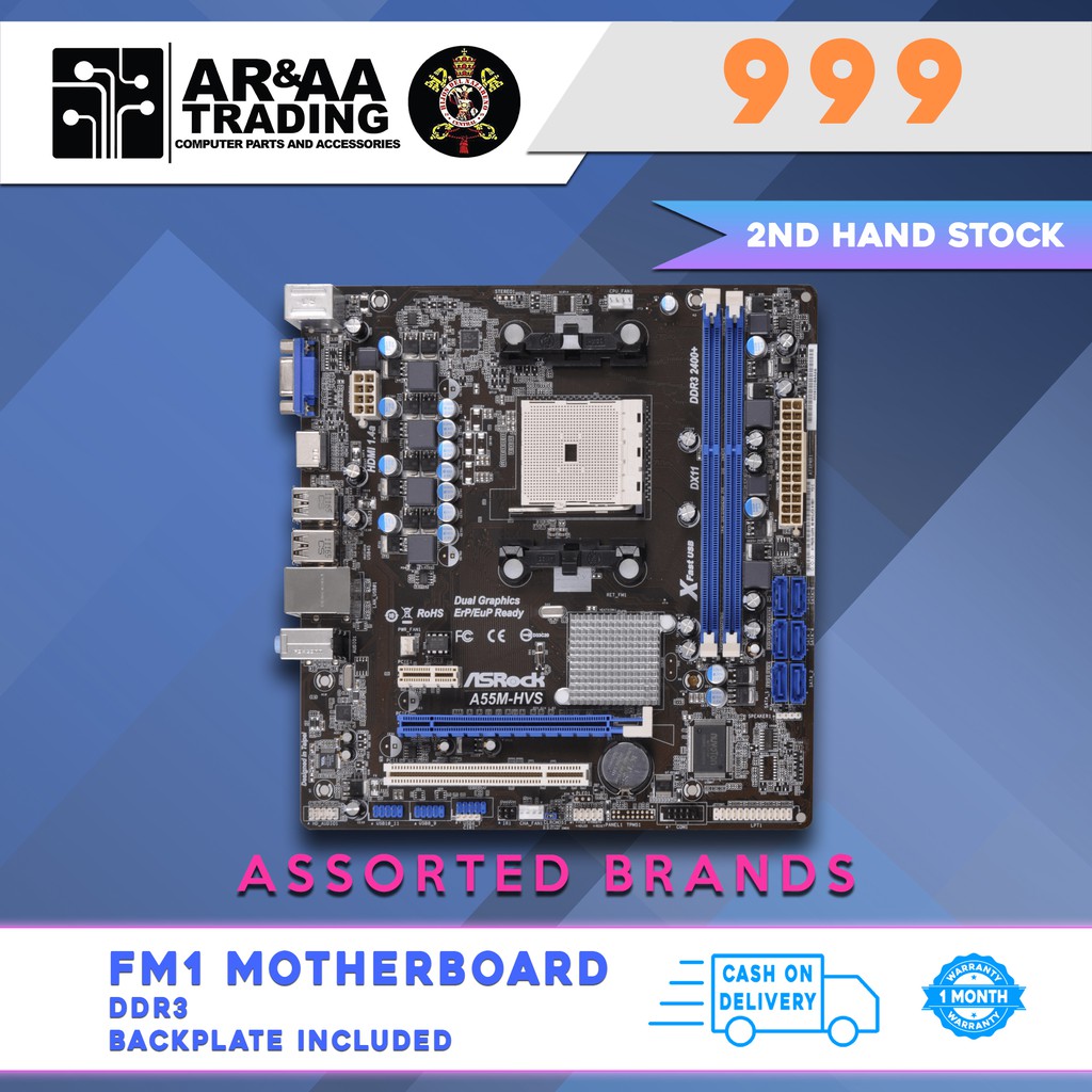 Motherboard FM1 Assorted Brands Shopee Philippines