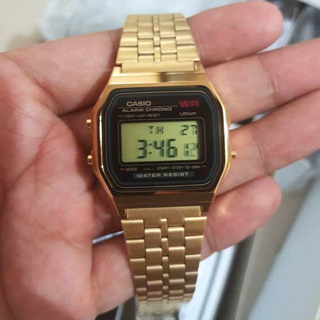 casio a159 gold