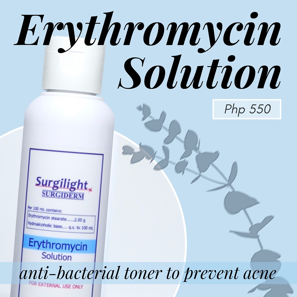 erythromycin toner for acne