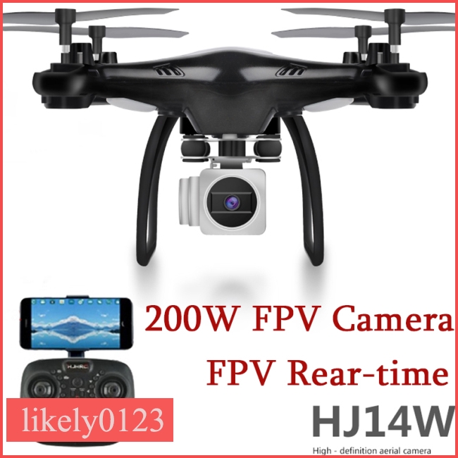 rc drone hj14w fpv real time