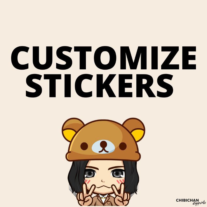Customized Stickers (no minimum) Shopee Philippines