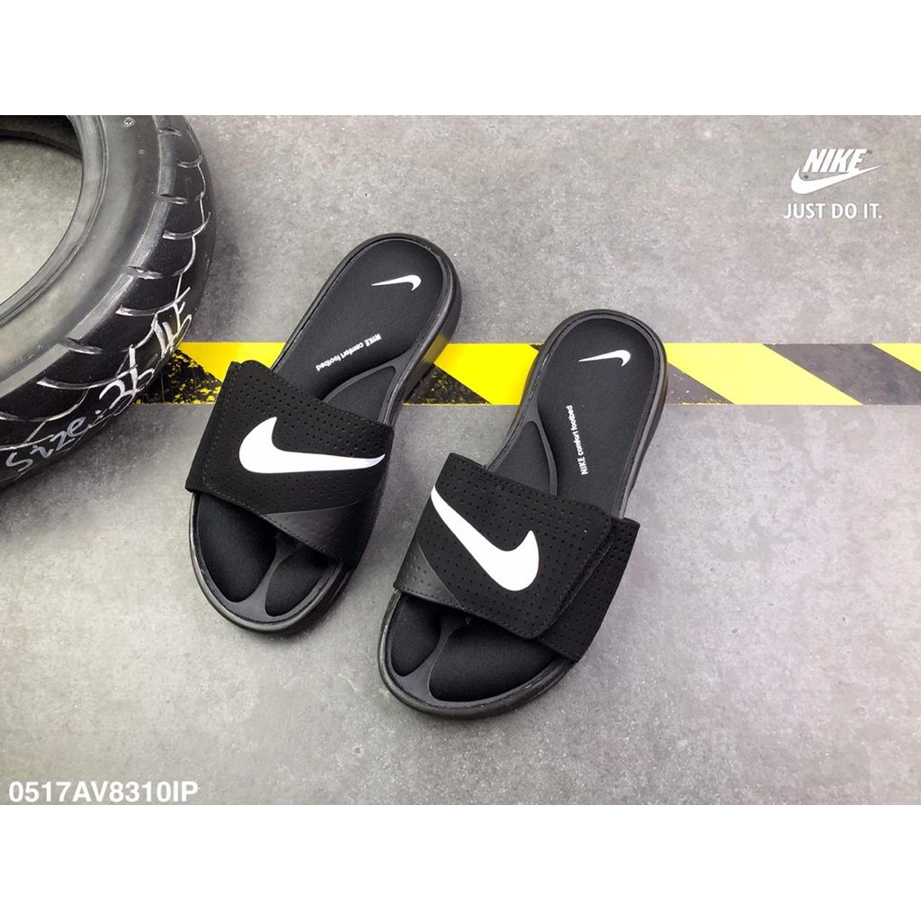Original Nike Ultra Comfort Slide Slippers For Men And Women Black