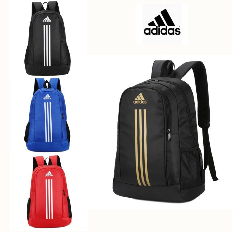 Adidas 3 Stripes Backpack Travel Backpack Office Backpack Leisure Bag bag | Shopee Philippines