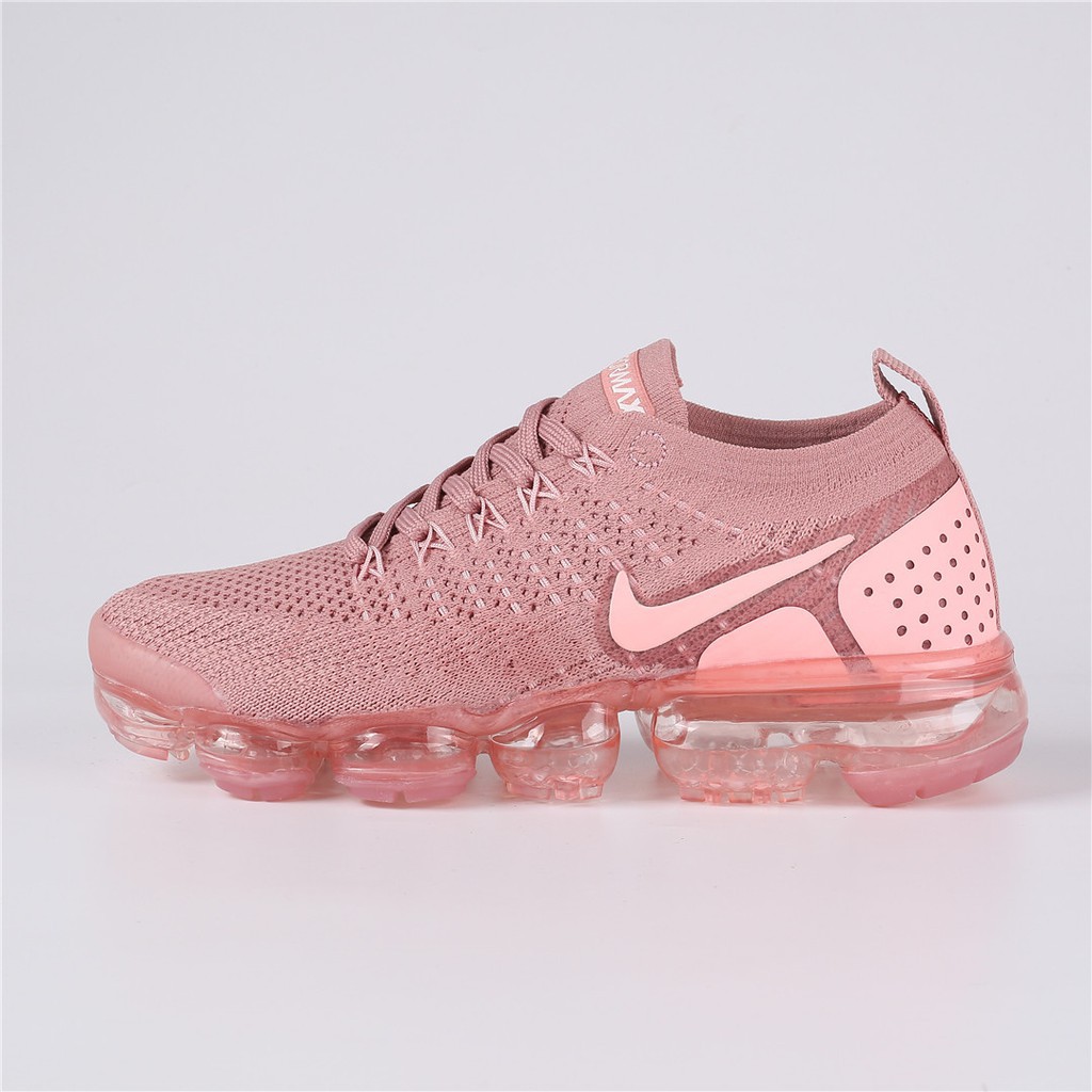 pink nike air vapormax flyknit 2