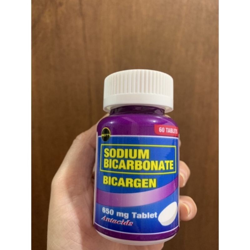 BICARGEN SODIUM BICARB 650MG TABLET 100PCS Shopee Philippines