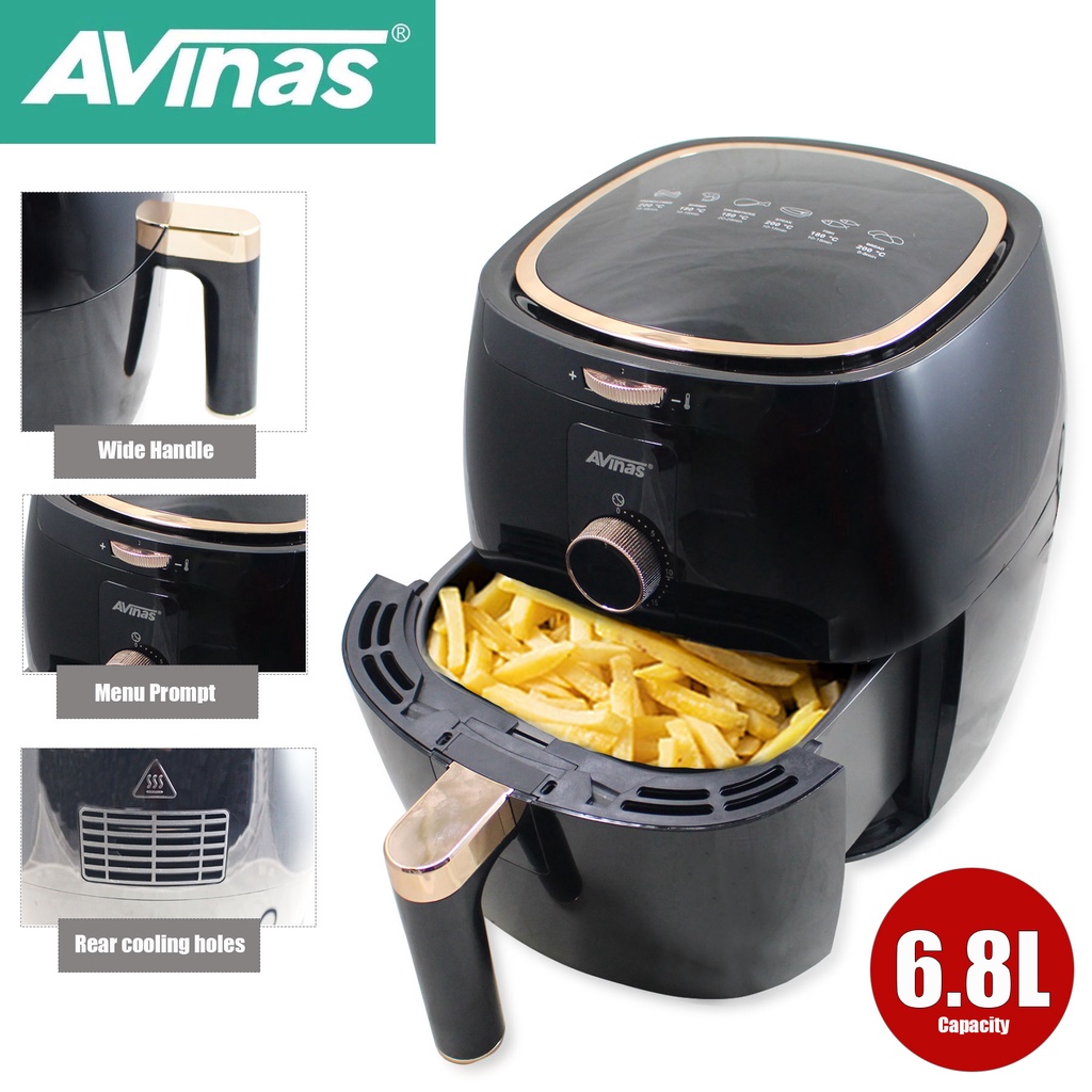 AVINAS AV369 MultiFunctional Electric Oil Free Air Fryer 6.8L