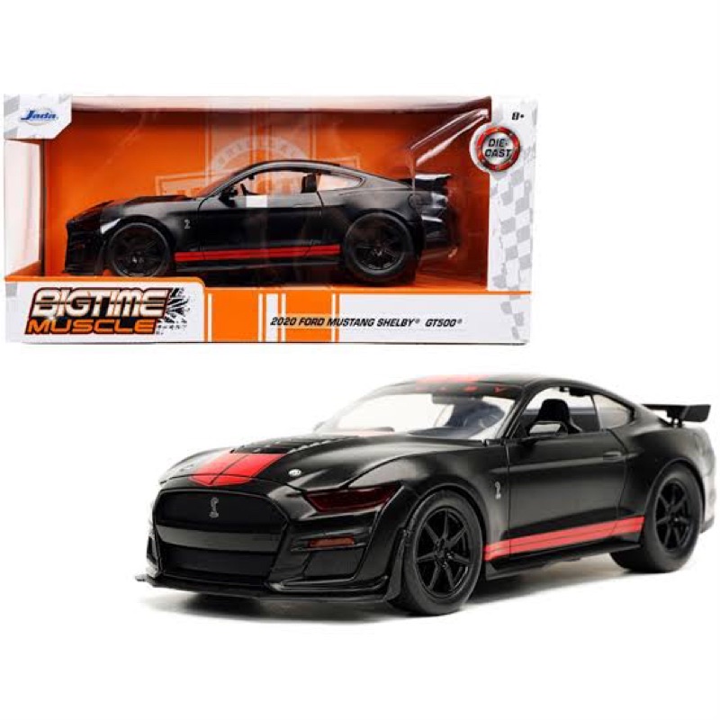 Jada 1:24 BTM 2020 Ford Mustang Shelby GT500 Matte Black with Red ...