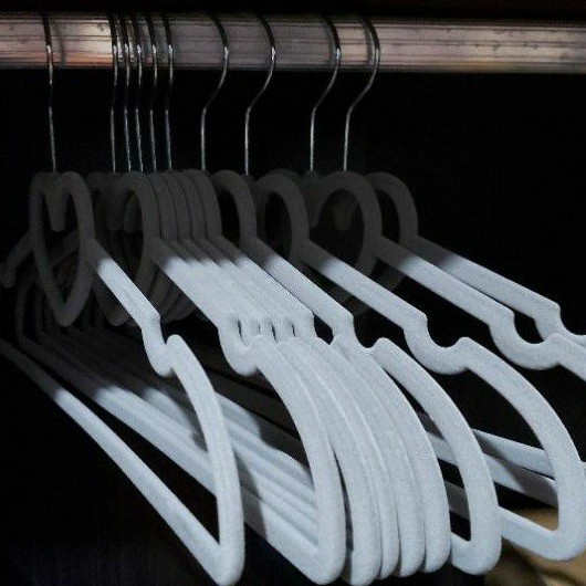 50pcs Plastic Velvet Hangers for Adult Shopee Philippines