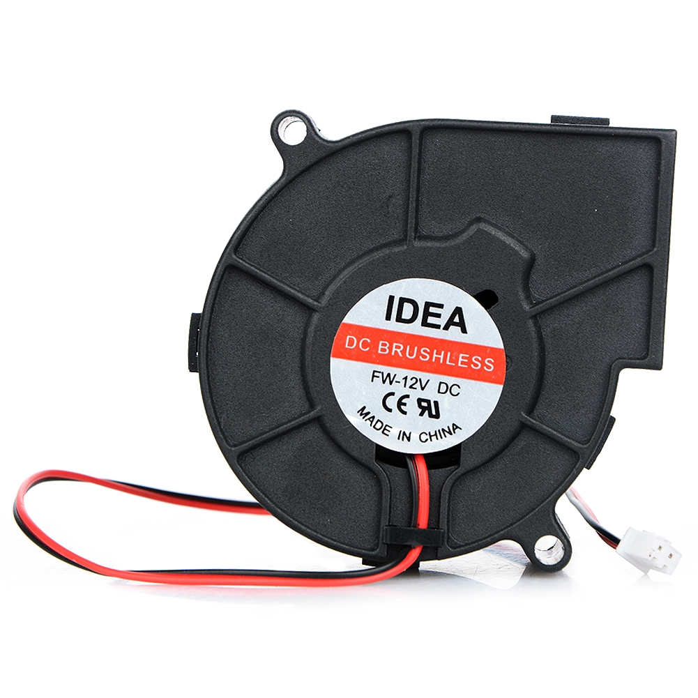 75mmx30mm DC12V 2-Pin 0.24A Computer PC Sleeve-Bearing Blower Cooling Fan 7530 