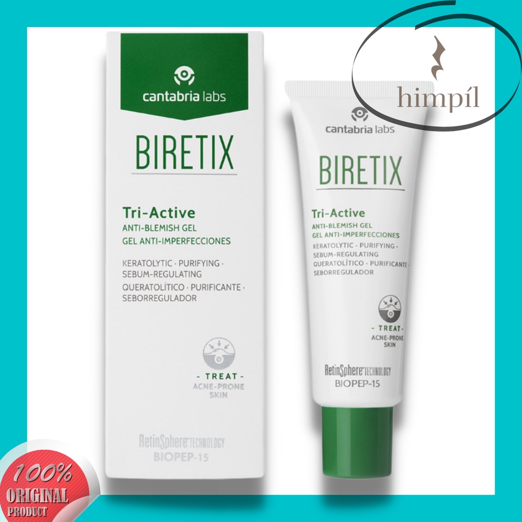 BIRETIX Tri Active Gel Acne Pimple Blemish Spot Treatment (Expiry: 12/