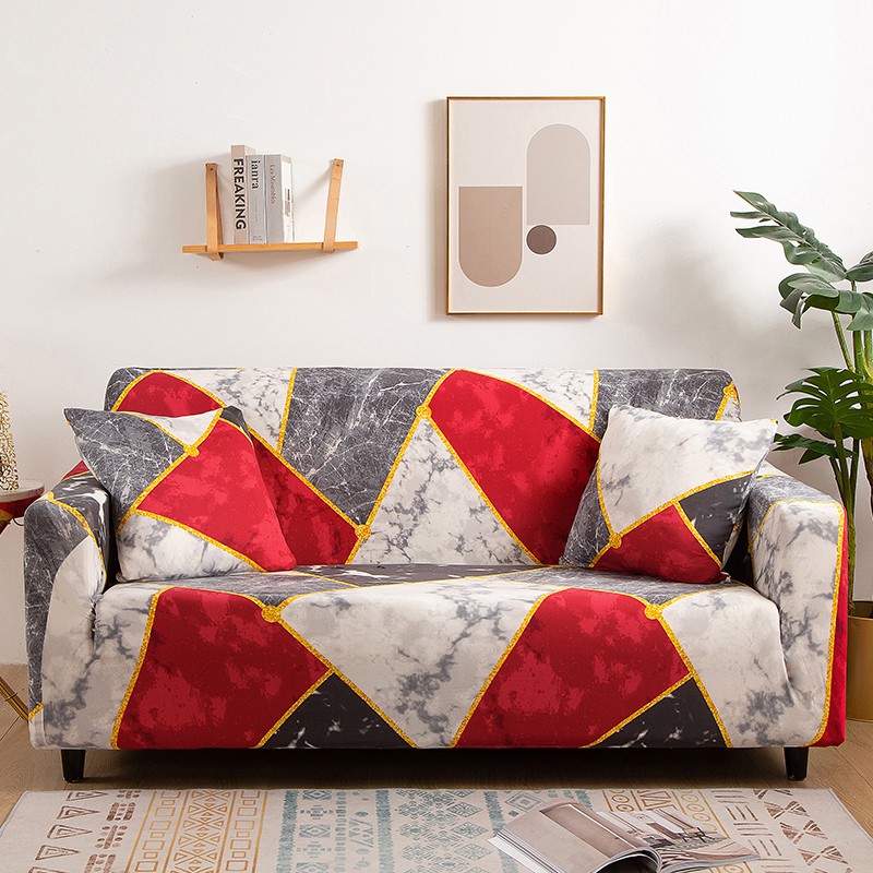 Home Decoration Sofa Cover Set Stretchable 1/2/3/4 Seater Seat Cover Single Regular Sofa Cover