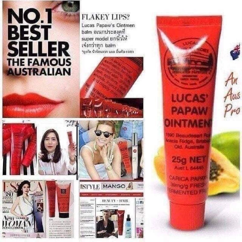 Australia Lucas' Papaw Ointment Pawpaw Cream for Chapped Lips Minor