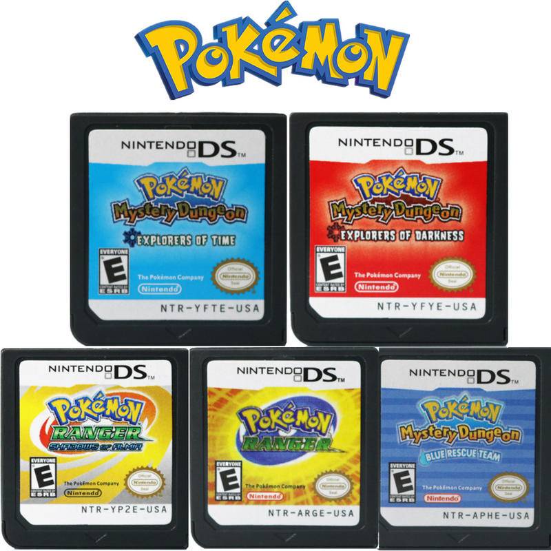Pokemon NDS DS Card Cartridge for Nintendo 2DS, Pokemon Ranger Shadow