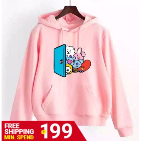 bt21 character hoodie