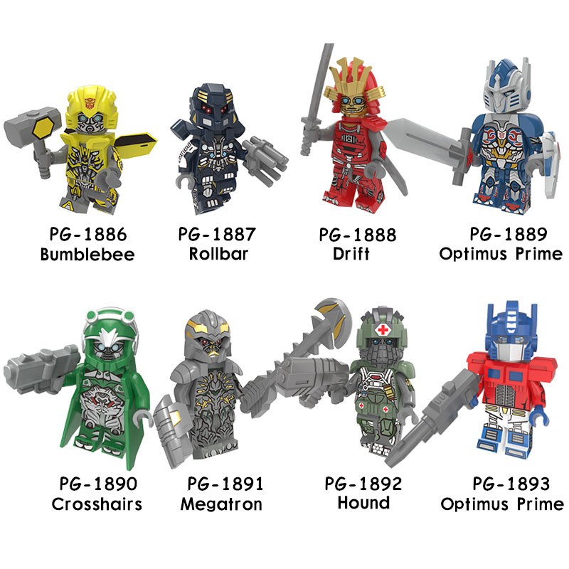 transformers lego minifigures