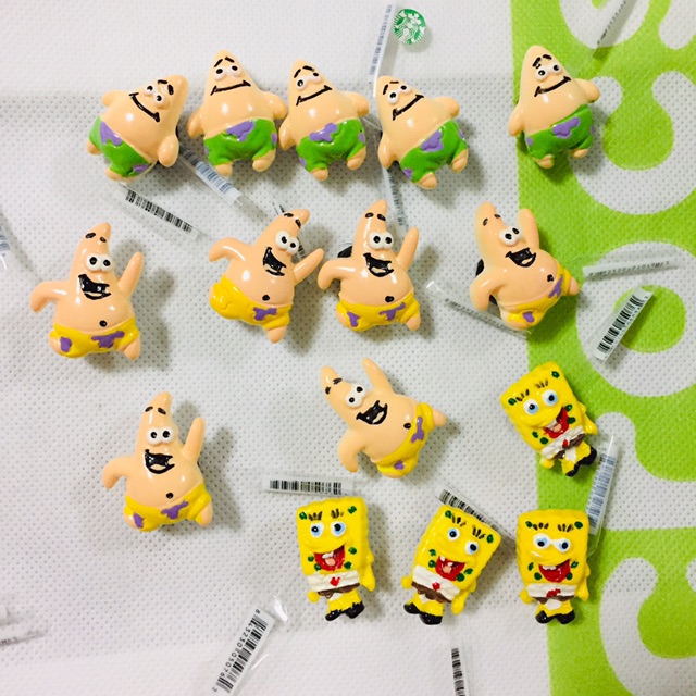 spongebob croc pins