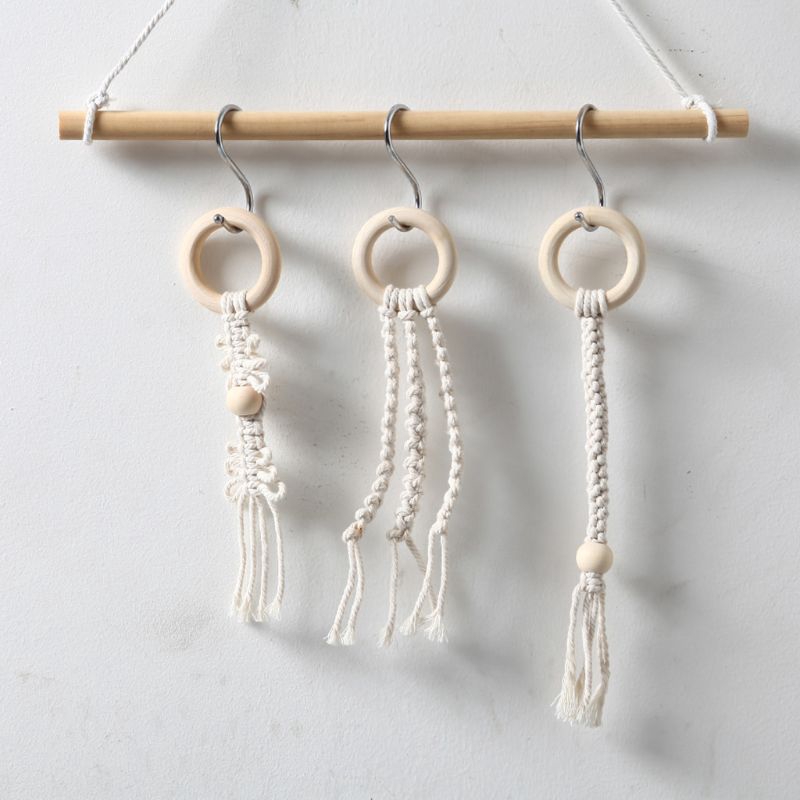 macrame teether diy