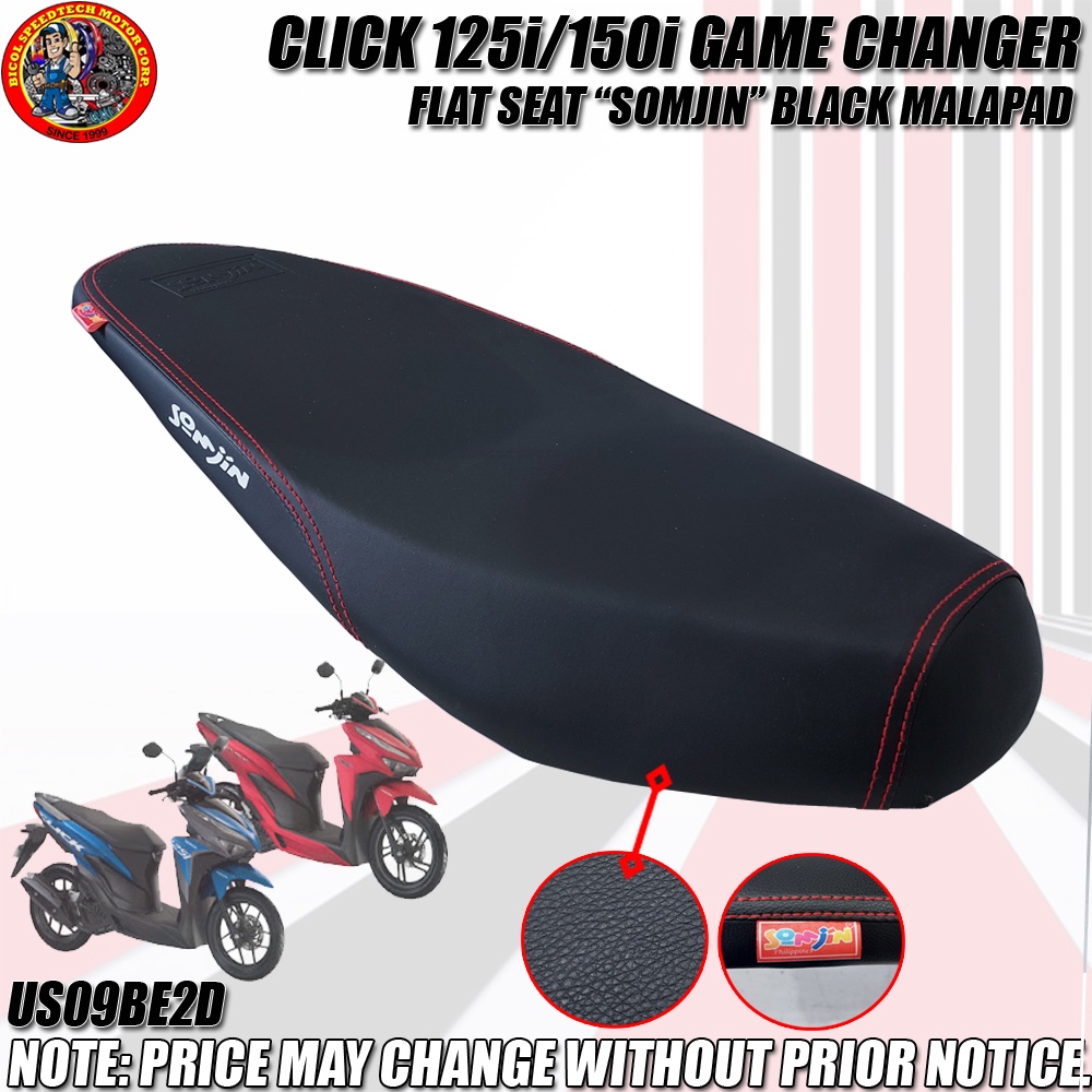 CLICK 125i/150i GAME CHANGER FLAT SEAT BLACK 