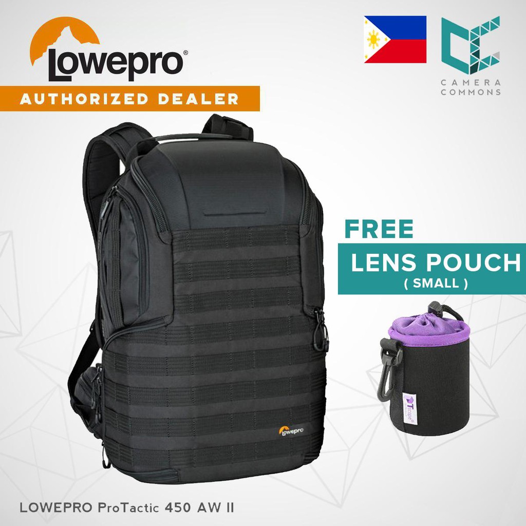 lowepro protactic bp 450 aw ii camera and laptop backpack