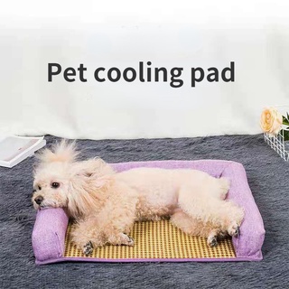 Pet Dog Bed Sleeping Cooling Mat Non Toxic Cool Ice Silk Pad Soft Cusion Summer Dog Cat Puppy