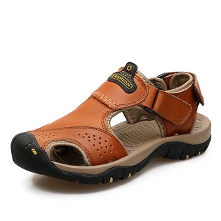 beach leather sandals
