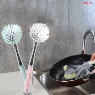 Kitchen Durable Bowl Plate Long Handle Brush Decontamination Dishwashing Brush Cleaning Tool #1