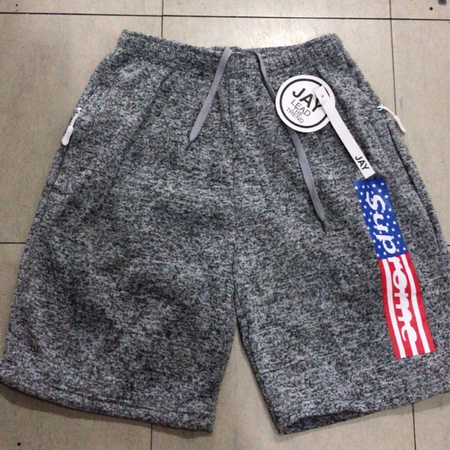 supreme grey shorts