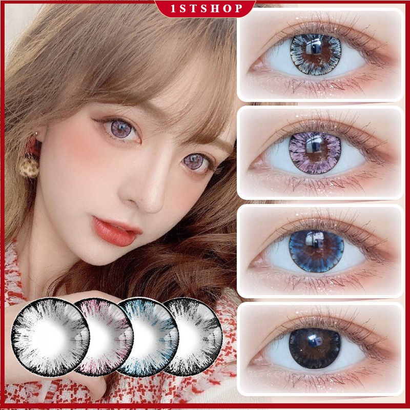 2PCS 1 Pair Starshine Big Eye Makeup Contact Lens Soft Color Contacts Shopee Philippines