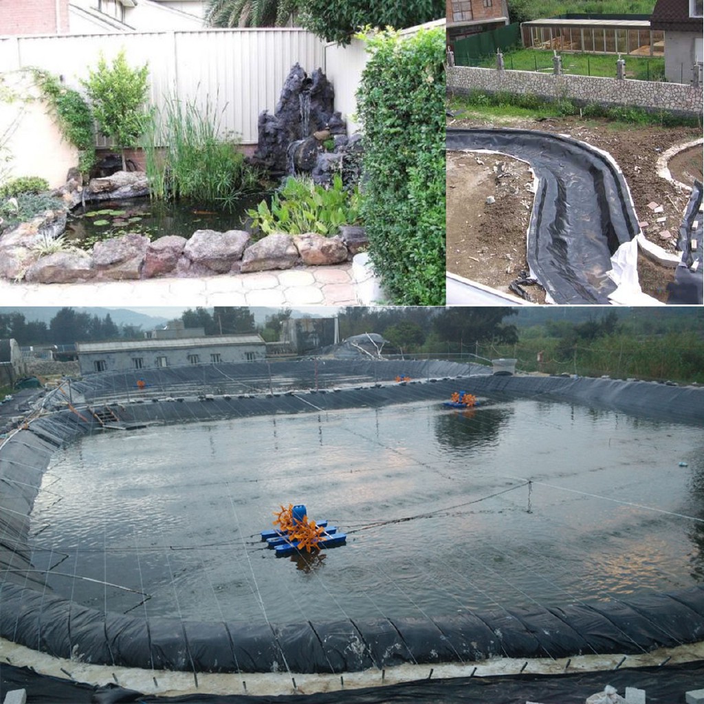 WonderfulHouse 4.5X3M Fish Pond Liner Gardens Pools HDPE Membrane