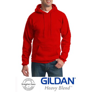 gildan hoodie red