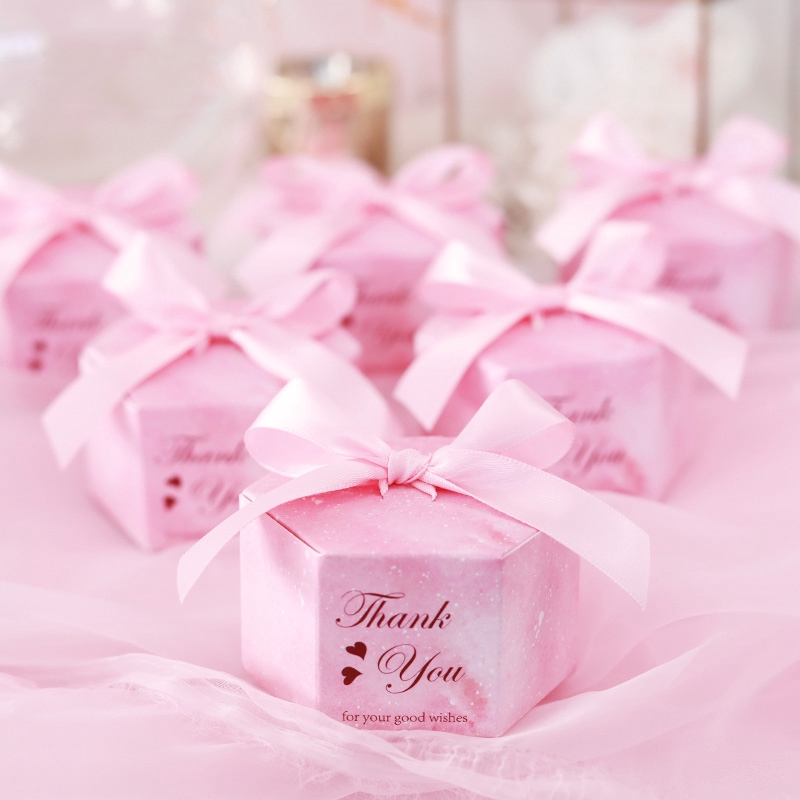 pink baby shower gift bags