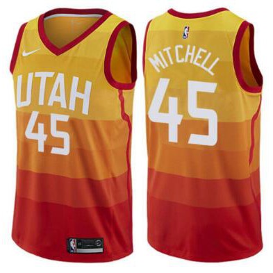 NBA 17-18 season jazz 45 Mitchell 