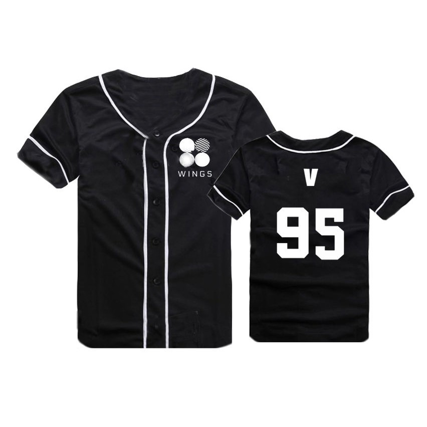 DHSPKN BTS Love Yourself Jersey Bangtan Boys Jungkook Jimin Suga V Baseball T-Shirt
