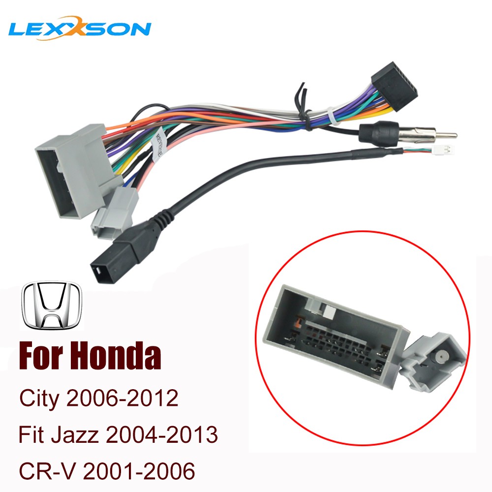 LEXXSON Car Radio Player Power Cable Harness/ISO Wiring Harness 