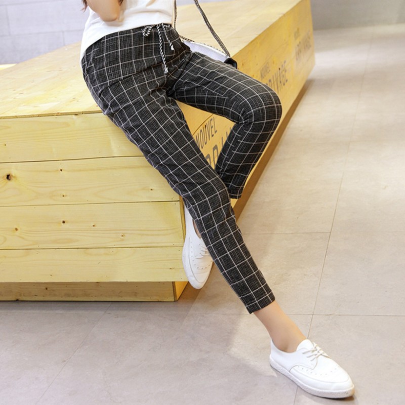 plaid pants shopee