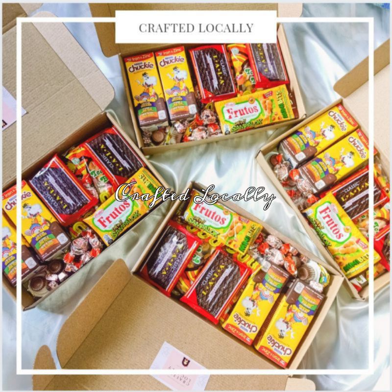 CRAFTED LOCALLY Classic Pinoy Chocolates And Candies In A Big Box Local