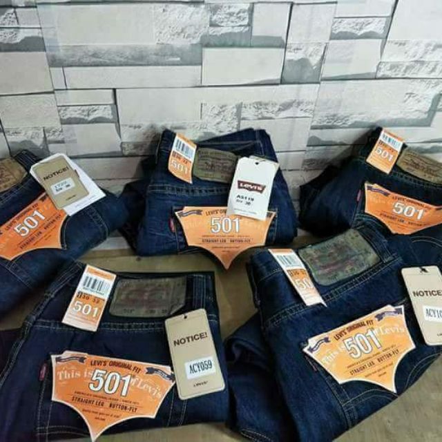 Men's Original Imported Jeans Levis 501 