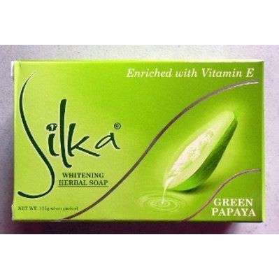 Silka Bar Soap Green Papaya (135g) | Shopee Philippines