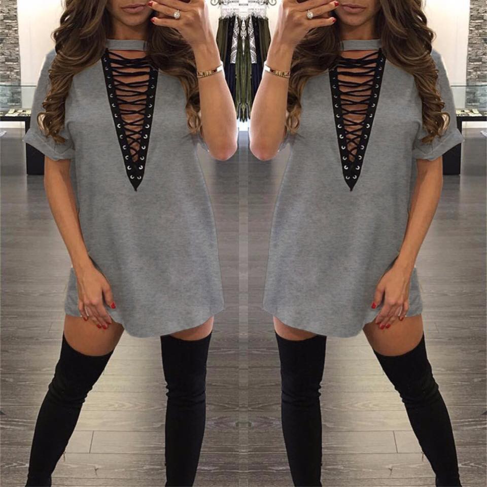 sexy tee shirt dress